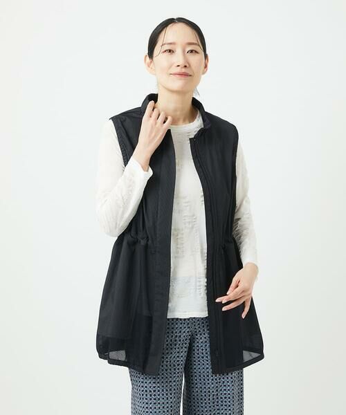 GIANNI LO GIUDICE / ジャンニ・ロ・ジュディチェ セットアップ | マイクロストライプストレッチロングジレ | 詳細16