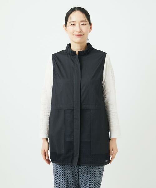 GIANNI LO GIUDICE / ジャンニ・ロ・ジュディチェ セットアップ | マイクロストライプストレッチロングジレ | 詳細19