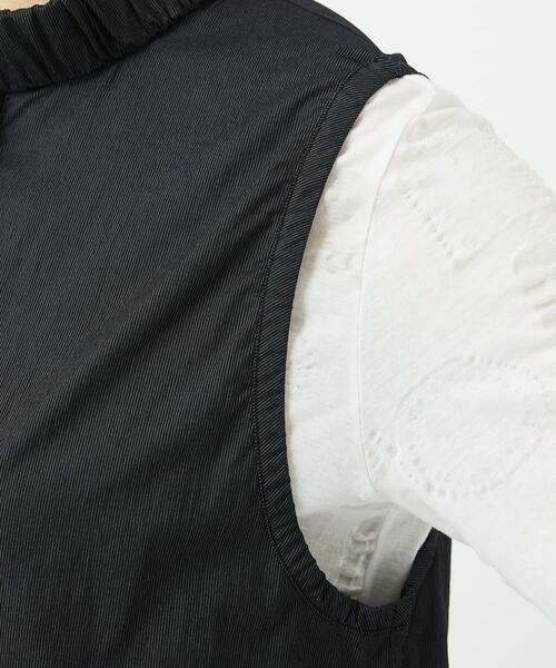 GIANNI LO GIUDICE / ジャンニ・ロ・ジュディチェ セットアップ | マイクロストライプストレッチロングジレ | 詳細23