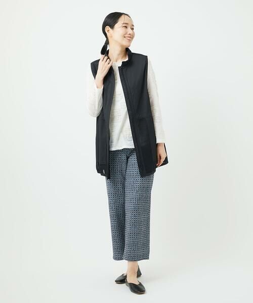 GIANNI LO GIUDICE / ジャンニ・ロ・ジュディチェ セットアップ | マイクロストライプストレッチロングジレ | 詳細30