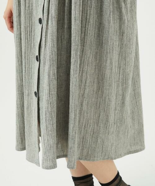 GIANNI LO GIUDICE / ジャンニ・ロ・ジュディチェ ロング・マキシ丈ワンピース | GREEKストライプ楊柳ブラウスワンピース | 詳細12