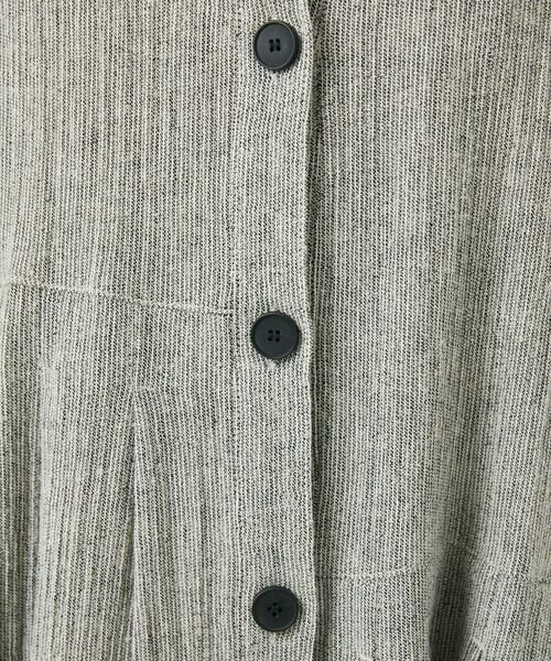 GIANNI LO GIUDICE / ジャンニ・ロ・ジュディチェ ロング・マキシ丈ワンピース | GREEKストライプ楊柳ブラウスワンピース | 詳細13