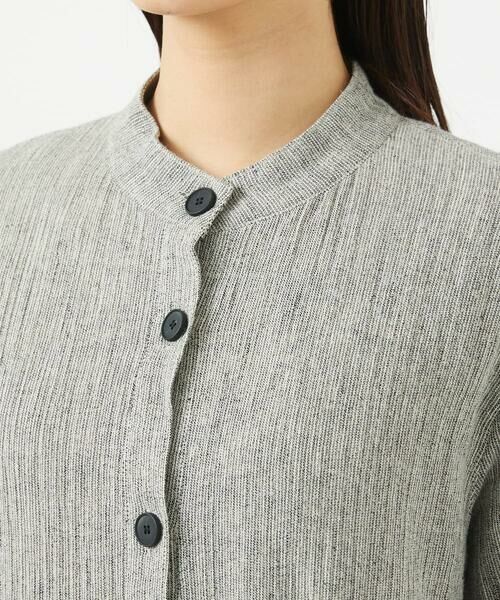 GIANNI LO GIUDICE / ジャンニ・ロ・ジュディチェ ロング・マキシ丈ワンピース | GREEKストライプ楊柳ブラウスワンピース | 詳細9