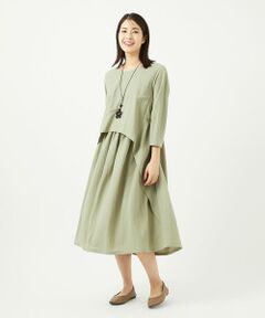 GIANNI LO GIUDICE / ジャンニ・ロ・ジュディチェ ロング・マキシ丈ワンピース | [洗える]ナチュラルスムースワンピース