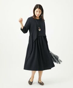 GIANNI LO GIUDICE / ジャンニ・ロ・ジュディチェ ロング・マキシ丈ワンピース | [洗える]ナチュラルスムースワンピース