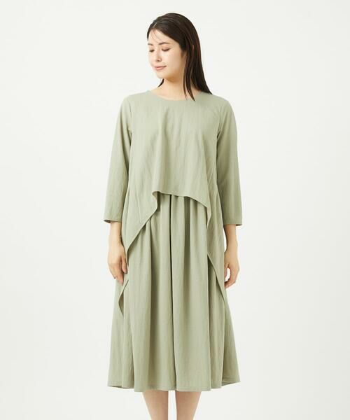 GIANNI LO GIUDICE / ジャンニ・ロ・ジュディチェ ロング・マキシ丈ワンピース | [洗える]ナチュラルスムースワンピース | 詳細8