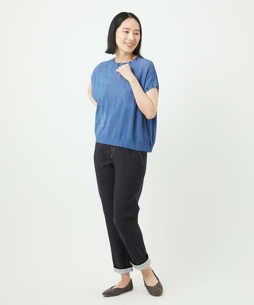 GIANNI LO GIUDICE / ジャンニ・ロ・ジュディチェ ニット・セーター | [洗える]アイレットフラワーニットベスト | 詳細16