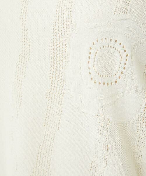GIANNI LO GIUDICE / ジャンニ・ロ・ジュディチェ ニット・セーター | [洗える]アイレットフラワーニットベスト | 詳細18