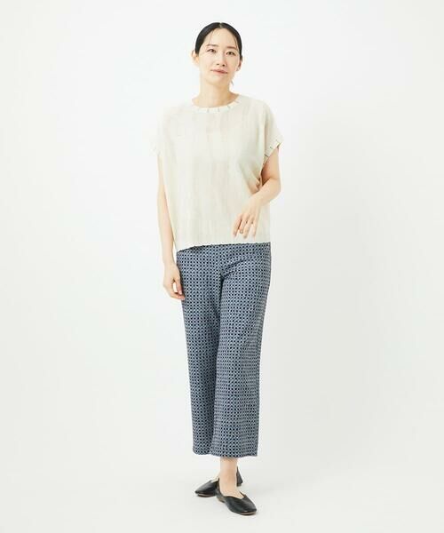 GIANNI LO GIUDICE / ジャンニ・ロ・ジュディチェ ニット・セーター | [洗える]アイレットフラワーニットベスト | 詳細20