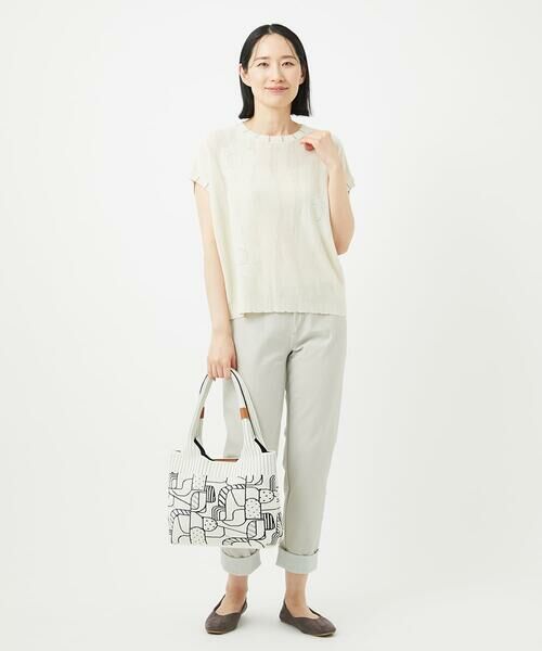 GIANNI LO GIUDICE / ジャンニ・ロ・ジュディチェ ニット・セーター | [洗える]アイレットフラワーニットベスト | 詳細22