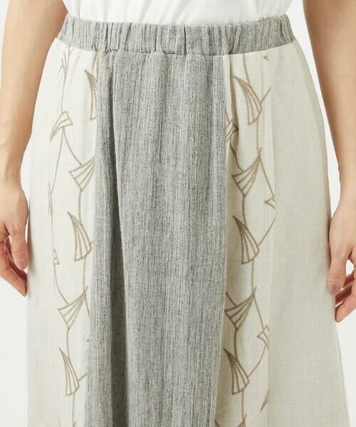 GIANNI LO GIUDICE / ジャンニ・ロ・ジュディチェ ロング・マキシ丈スカート | レーヨンリネンエンブロイダリースカート | 詳細16