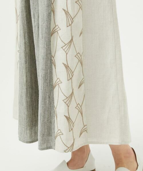 GIANNI LO GIUDICE / ジャンニ・ロ・ジュディチェ ロング・マキシ丈スカート | レーヨンリネンエンブロイダリースカート | 詳細18