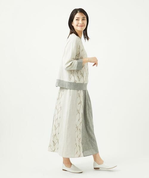 GIANNI LO GIUDICE / ジャンニ・ロ・ジュディチェ ロング・マキシ丈スカート | レーヨンリネンエンブロイダリースカート | 詳細23