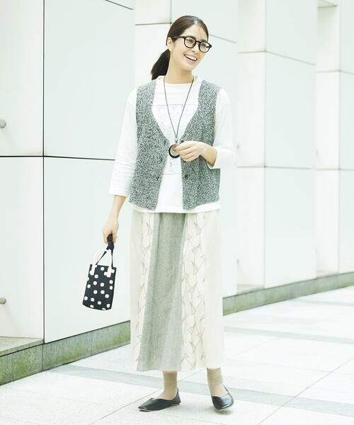 GIANNI LO GIUDICE / ジャンニ・ロ・ジュディチェ ロング・マキシ丈スカート | レーヨンリネンエンブロイダリースカート | 詳細6