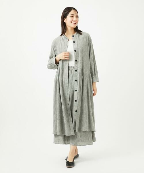 GIANNI LO GIUDICE / ジャンニ・ロ・ジュディチェ ロング・マキシ丈スカート | GREEKストライプ楊柳スカート | 詳細17