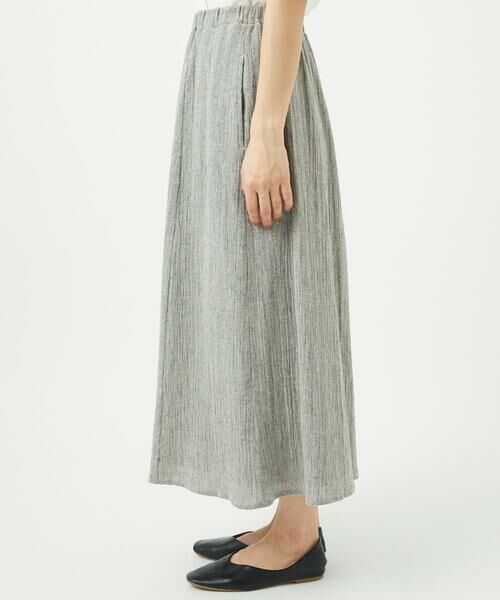 GIANNI LO GIUDICE / ジャンニ・ロ・ジュディチェ ロング・マキシ丈スカート | GREEKストライプ楊柳スカート | 詳細5