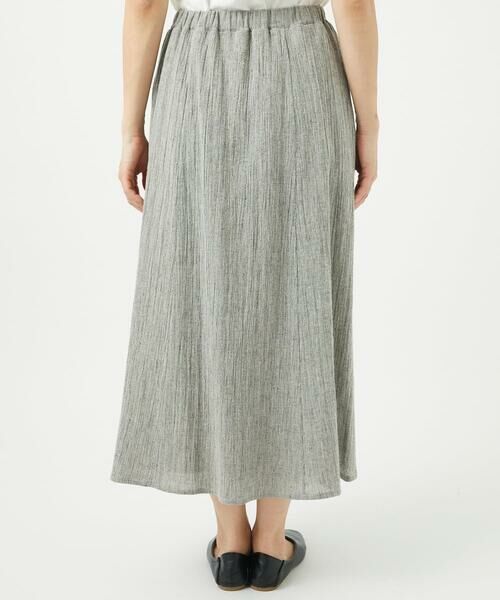GIANNI LO GIUDICE / ジャンニ・ロ・ジュディチェ ロング・マキシ丈スカート | GREEKストライプ楊柳スカート | 詳細6