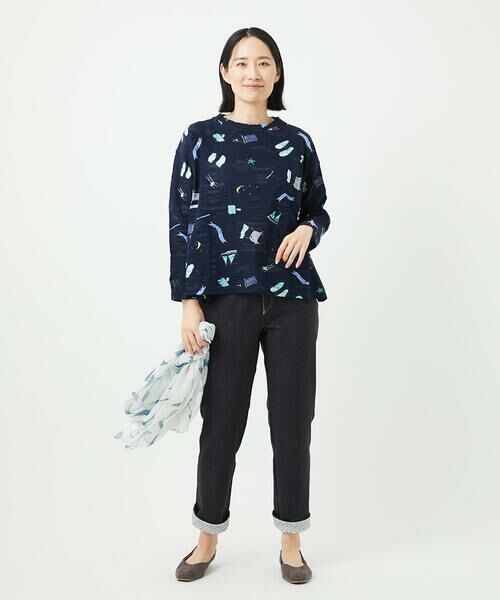 GIANNI LO GIUDICE / ジャンニ・ロ・ジュディチェ カットソー | [洗える・日本製]バスルームリップルプリントカットソー | 詳細3