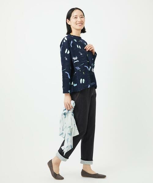 GIANNI LO GIUDICE / ジャンニ・ロ・ジュディチェ カットソー | [洗える・日本製]バスルームリップルプリントカットソー | 詳細4