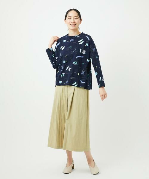 GIANNI LO GIUDICE / ジャンニ・ロ・ジュディチェ カットソー | [洗える・日本製]バスルームリップルプリントカットソー | 詳細5