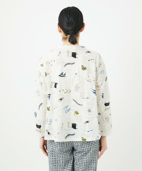 GIANNI LO GIUDICE / ジャンニ・ロ・ジュディチェ カットソー | [洗える・日本製]バスルームリップルプリントカットソー | 詳細10