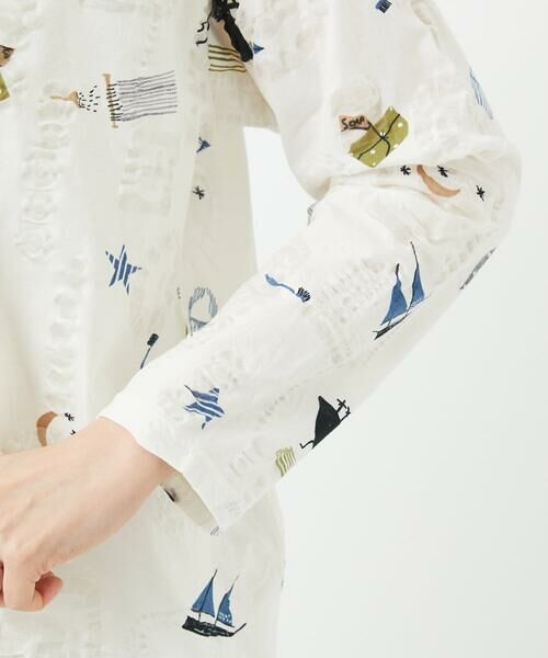 GIANNI LO GIUDICE / ジャンニ・ロ・ジュディチェ カットソー | [洗える・日本製]バスルームリップルプリントカットソー | 詳細12