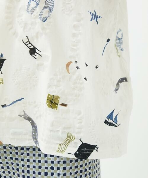 GIANNI LO GIUDICE / ジャンニ・ロ・ジュディチェ カットソー | [洗える・日本製]バスルームリップルプリントカットソー | 詳細13