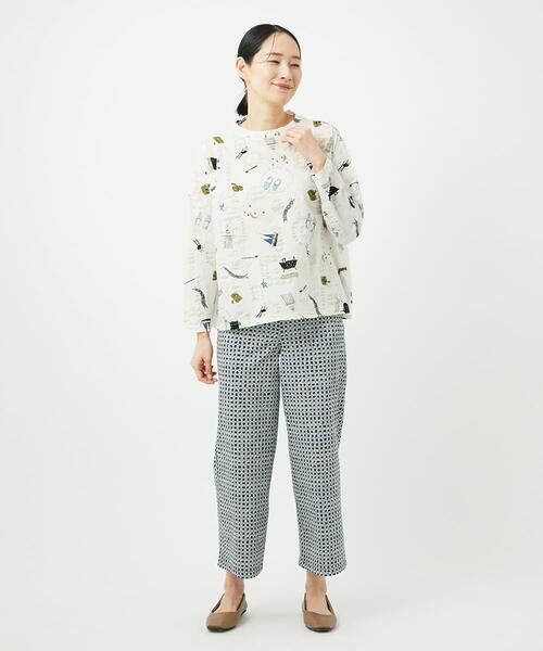 GIANNI LO GIUDICE / ジャンニ・ロ・ジュディチェ カットソー | [洗える・日本製]バスルームリップルプリントカットソー | 詳細15