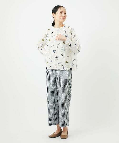 GIANNI LO GIUDICE / ジャンニ・ロ・ジュディチェ カットソー | [洗える・日本製]バスルームリップルプリントカットソー | 詳細16