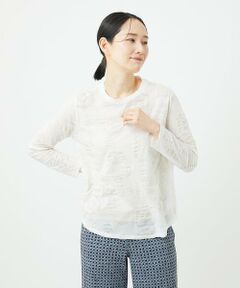 GIANNI LO GIUDICE / ジャンニ・ロ・ジュディチェ カットソー | [洗える・日本製]ドットリップルプリントカットソー