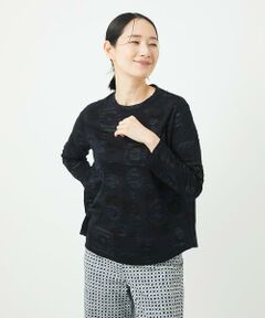 GIANNI LO GIUDICE / ジャンニ・ロ・ジュディチェ カットソー | [洗える・日本製]ドットリップルプリントカットソー