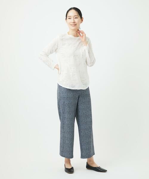 GIANNI LO GIUDICE / ジャンニ・ロ・ジュディチェ カットソー | [洗える・日本製]ドットリップルプリントカットソー | 詳細16