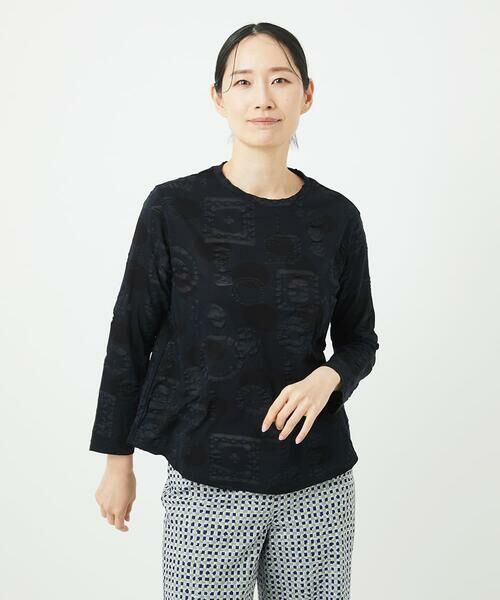 GIANNI LO GIUDICE / ジャンニ・ロ・ジュディチェ カットソー | [洗える・日本製]ドットリップルプリントカットソー | 詳細29