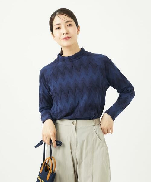 GIANNI LO GIUDICE / ジャンニ・ロ・ジュディチェ カットソー | [洗える・日本製]ヤバネジャガードカットソー | 詳細1