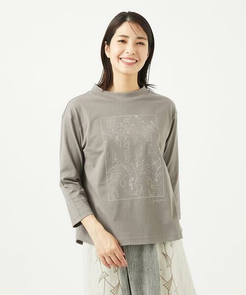 GIANNI LO GIUDICE / ジャンニ・ロ・ジュディチェ カットソー | [洗える・日本製]エココットン七分袖カットソー | 詳細5