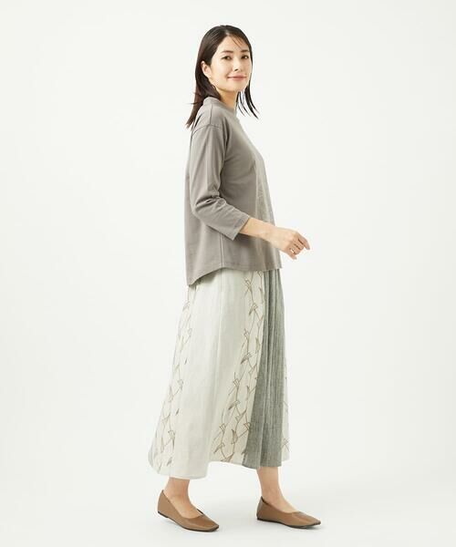 GIANNI LO GIUDICE / ジャンニ・ロ・ジュディチェ カットソー | [洗える・日本製]エココットン七分袖カットソー | 詳細6