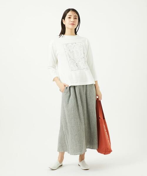 GIANNI LO GIUDICE / ジャンニ・ロ・ジュディチェ カットソー | [洗える・日本製]エココットン七分袖カットソー | 詳細23