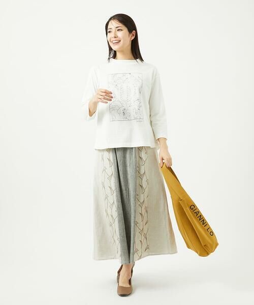 GIANNI LO GIUDICE / ジャンニ・ロ・ジュディチェ カットソー | [洗える・日本製]エココットン七分袖カットソー | 詳細28