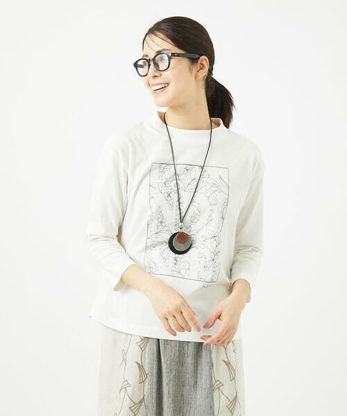 GIANNI LO GIUDICE / ジャンニ・ロ・ジュディチェ カットソー | [洗える・日本製]エココットン七分袖カットソー | 詳細8