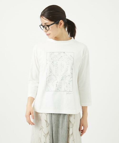 GIANNI LO GIUDICE / ジャンニ・ロ・ジュディチェ カットソー | [洗える・日本製]エココットン七分袖カットソー | 詳細9