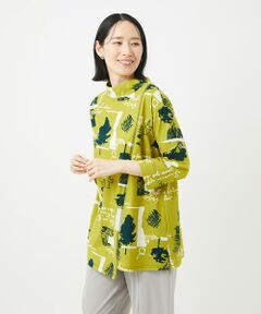 GIANNI LO GIUDICE / ジャンニ・ロ・ジュディチェ カットソー | [洗える・日本製]ドゥードゥルプリントチュニックカットソー