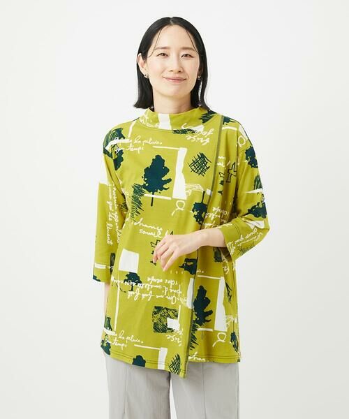GIANNI LO GIUDICE / ジャンニ・ロ・ジュディチェ カットソー | [洗える・日本製]ドゥードゥルプリントチュニックカットソー | 詳細1