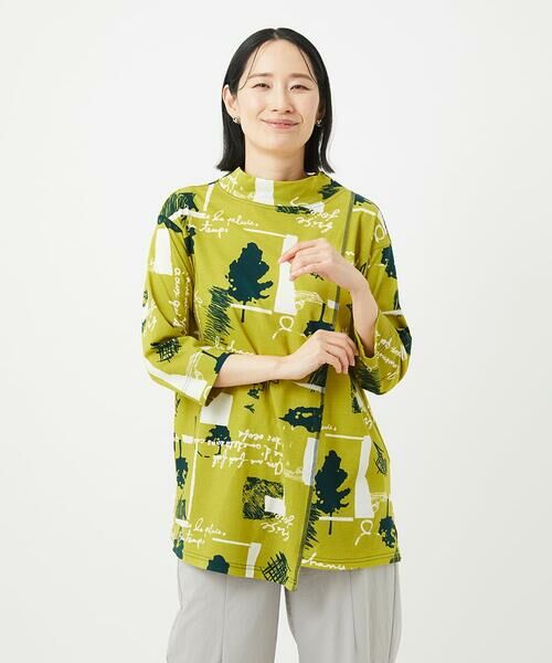 GIANNI LO GIUDICE / ジャンニ・ロ・ジュディチェ カットソー | [洗える・日本製]ドゥードゥルプリントチュニックカットソー | 詳細2