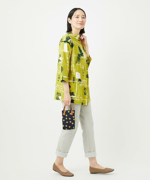 GIANNI LO GIUDICE / ジャンニ・ロ・ジュディチェ カットソー | [洗える・日本製]ドゥードゥルプリントチュニックカットソー | 詳細3