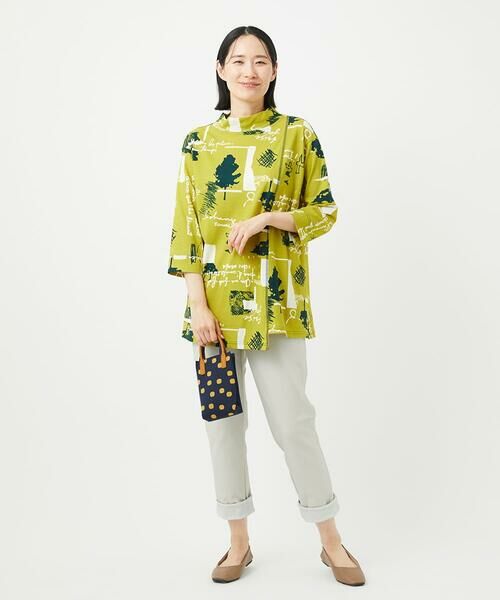 GIANNI LO GIUDICE / ジャンニ・ロ・ジュディチェ カットソー | [洗える・日本製]ドゥードゥルプリントチュニックカットソー | 詳細4