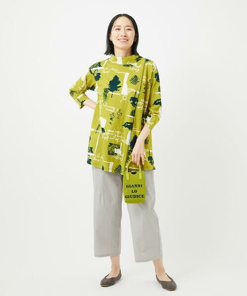 GIANNI LO GIUDICE / ジャンニ・ロ・ジュディチェ カットソー | [洗える・日本製]ドゥードゥルプリントチュニックカットソー | 詳細5
