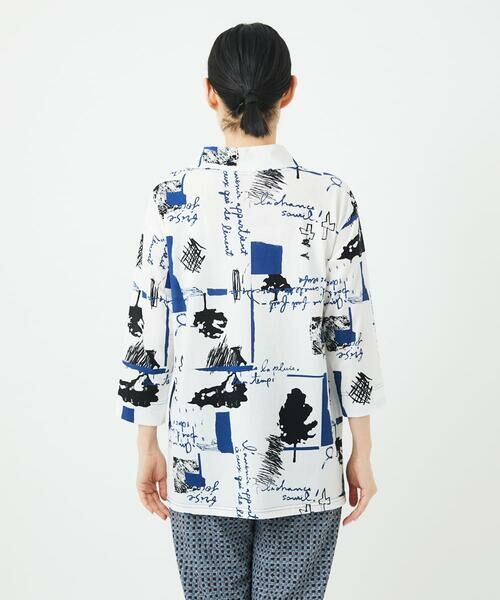 GIANNI LO GIUDICE / ジャンニ・ロ・ジュディチェ カットソー | [洗える・日本製]ドゥードゥルプリントチュニックカットソー | 詳細12