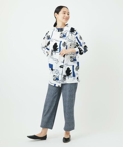 GIANNI LO GIUDICE / ジャンニ・ロ・ジュディチェ カットソー | [洗える・日本製]ドゥードゥルプリントチュニックカットソー | 詳細17