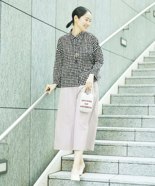 GIANNI LO GIUDICE / ジャンニ・ロ・ジュディチェ その他パンツ | [洗える]ナイロンワッシャータックパンツ | 詳細1