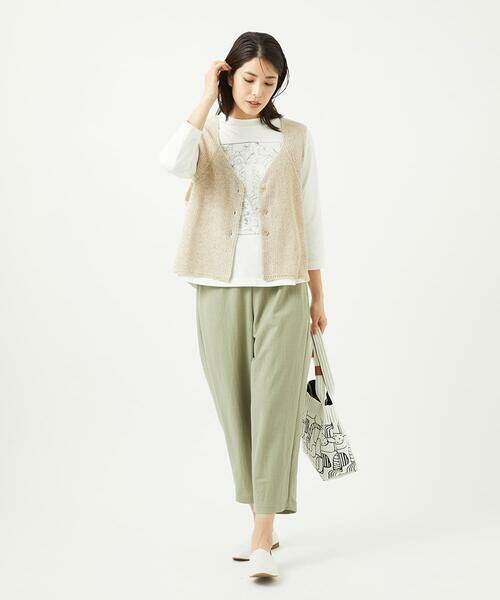 GIANNI LO GIUDICE / ジャンニ・ロ・ジュディチェ その他パンツ | [洗える・日本製]ナチュラルスムースパンツ | 詳細16